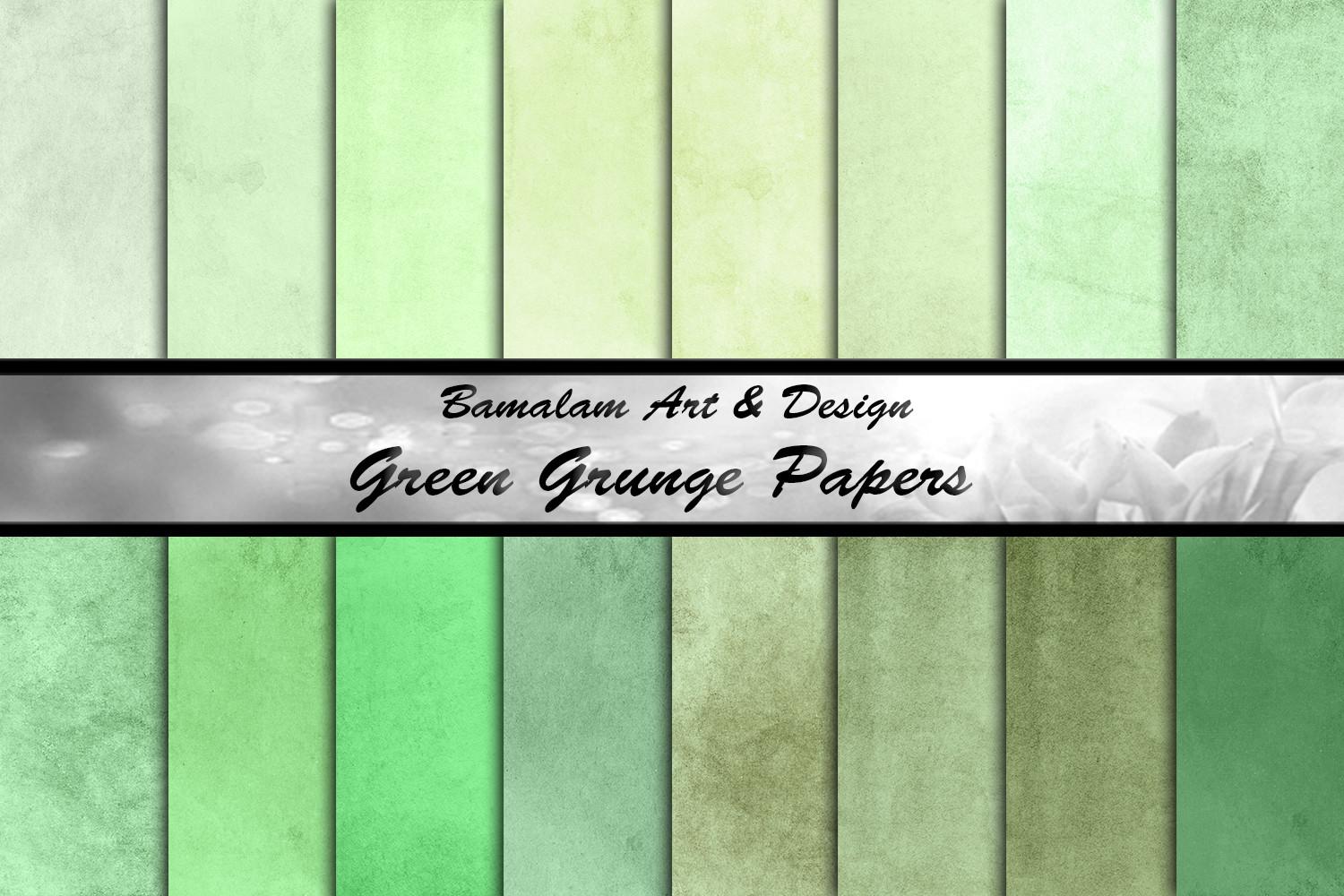 Green Grunge Papers