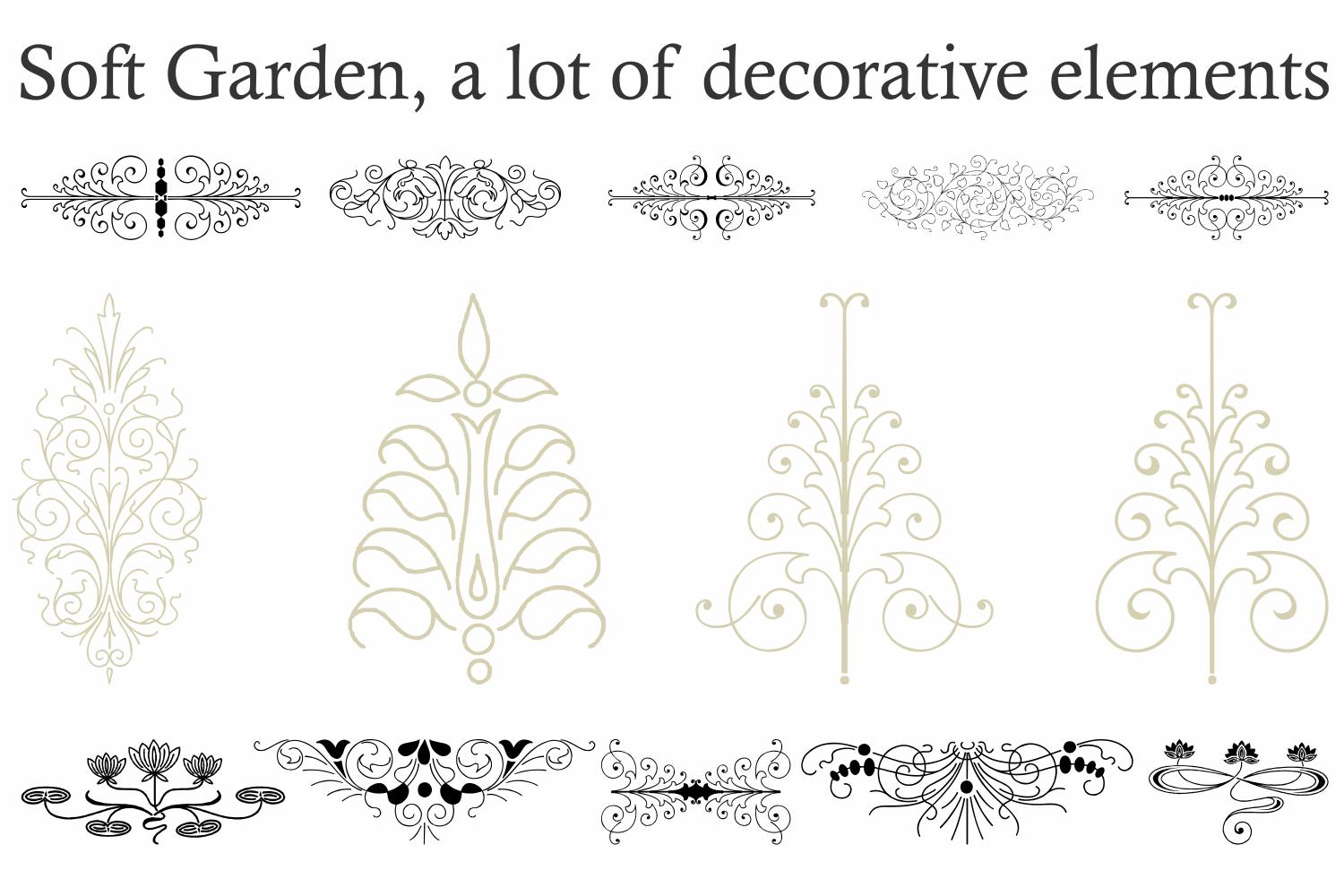 Soft Garden Family Font