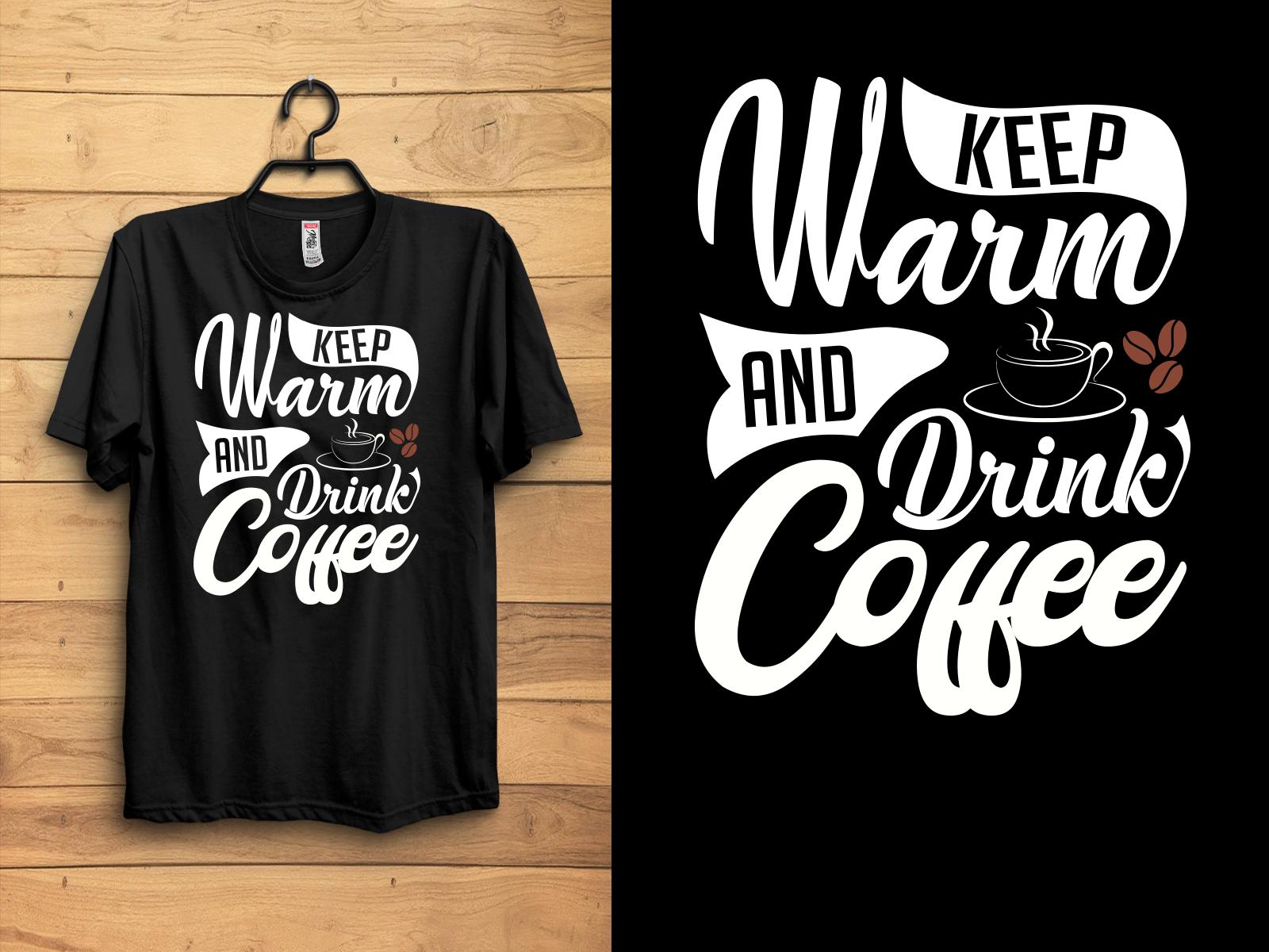 Coffee Typography T-shirt Design