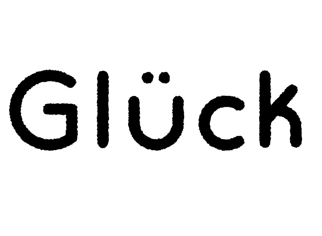 Gluck Bold Rough Font