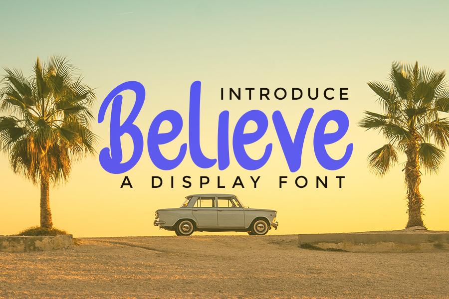 Believe Font