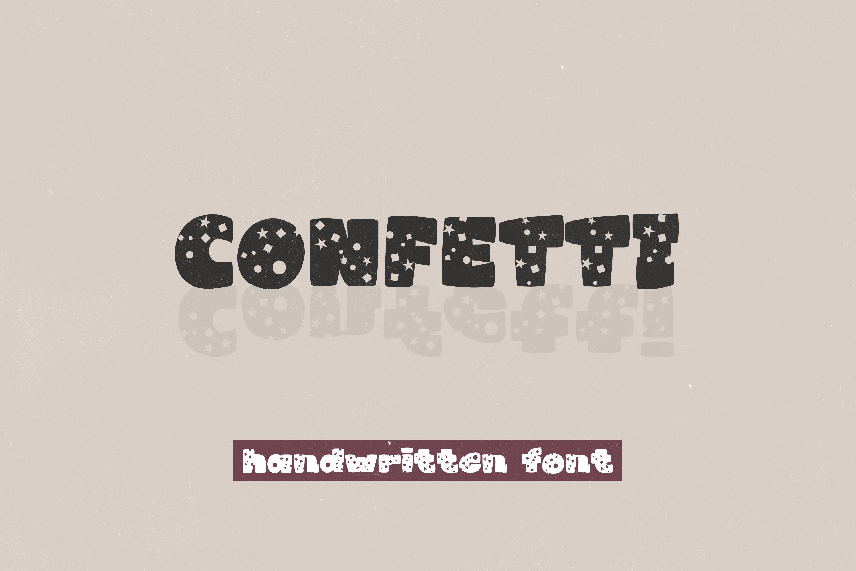 Confetti Font