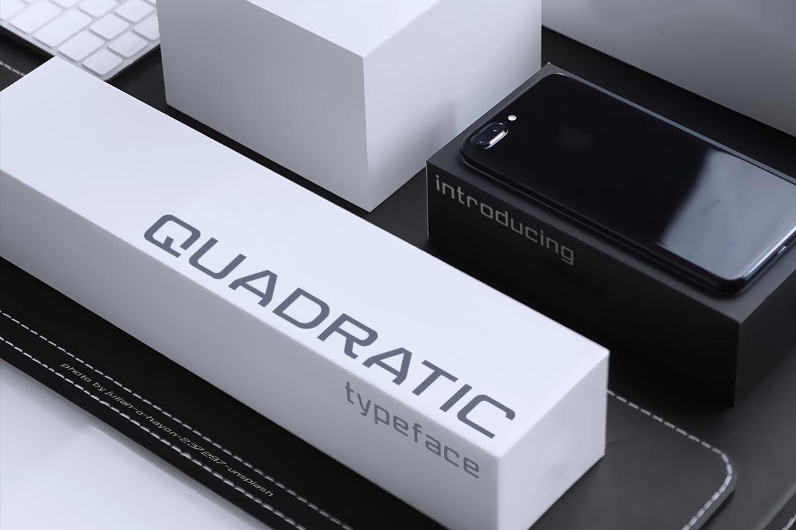 Quadratic Font