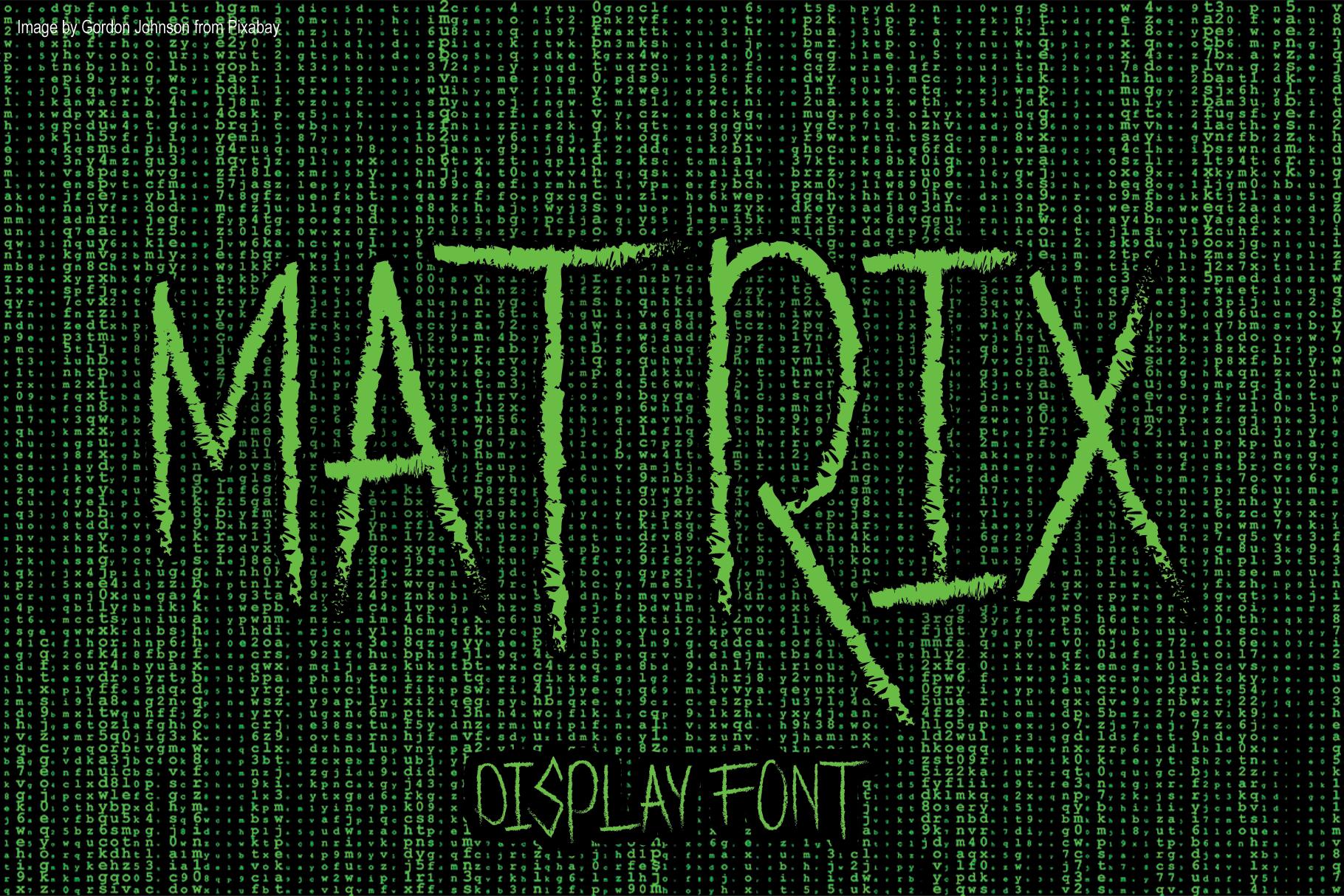 Matrix Font