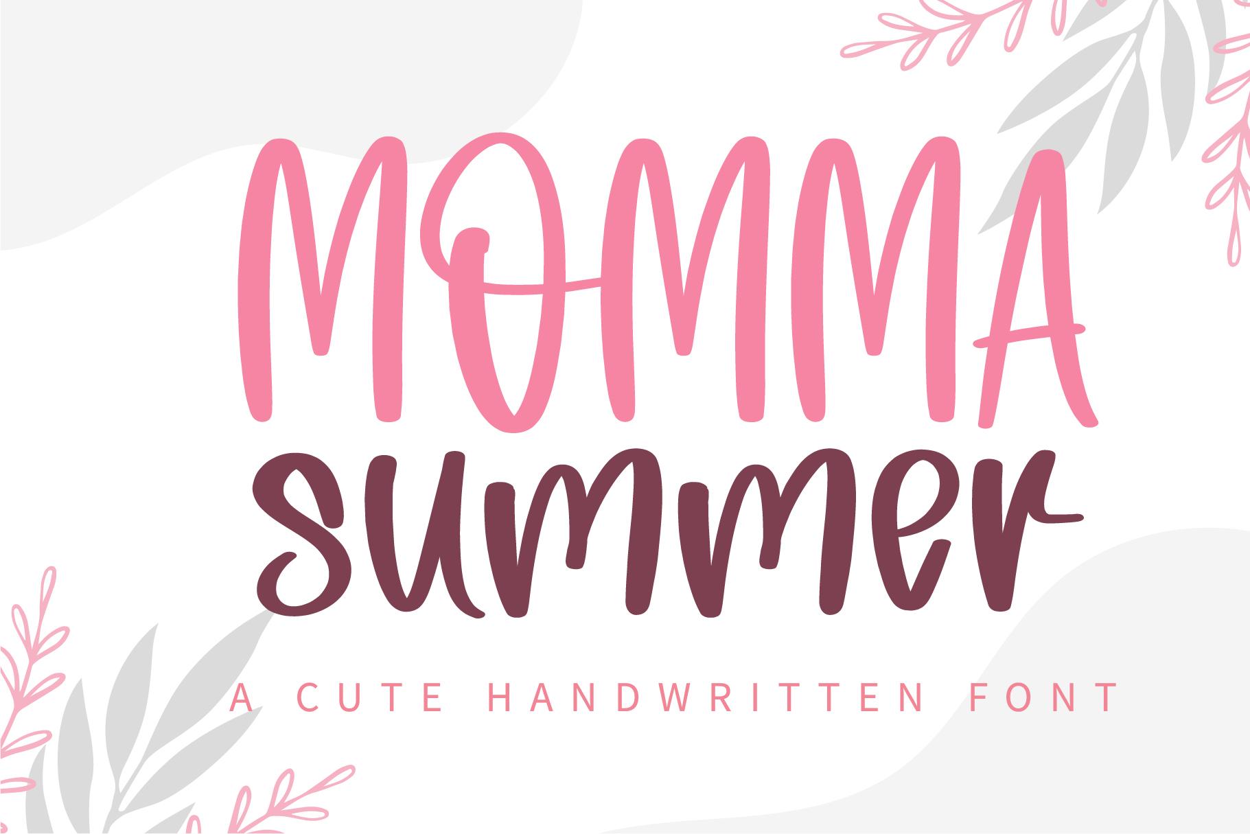 Momma Summer Font