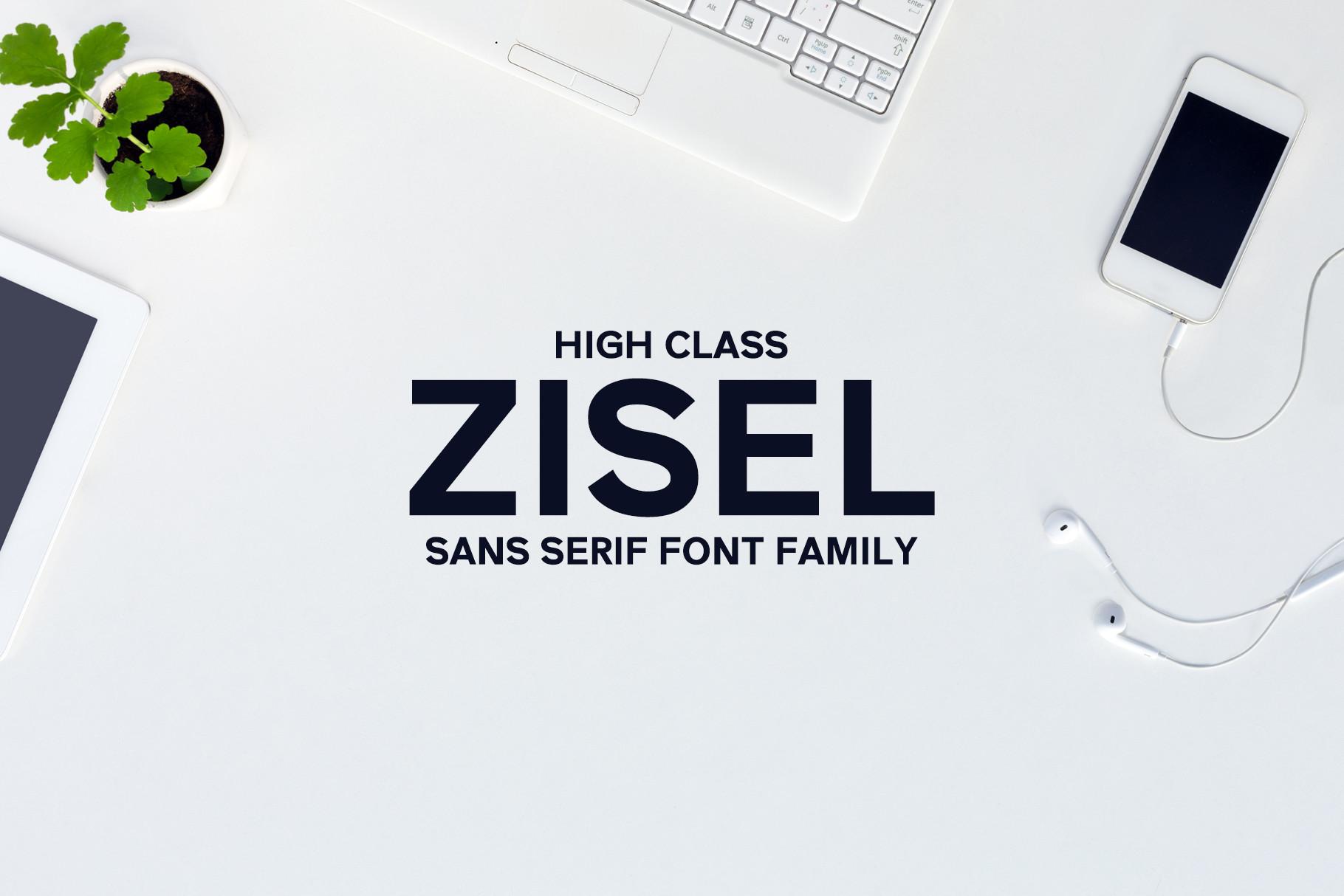 Zisel Family Font