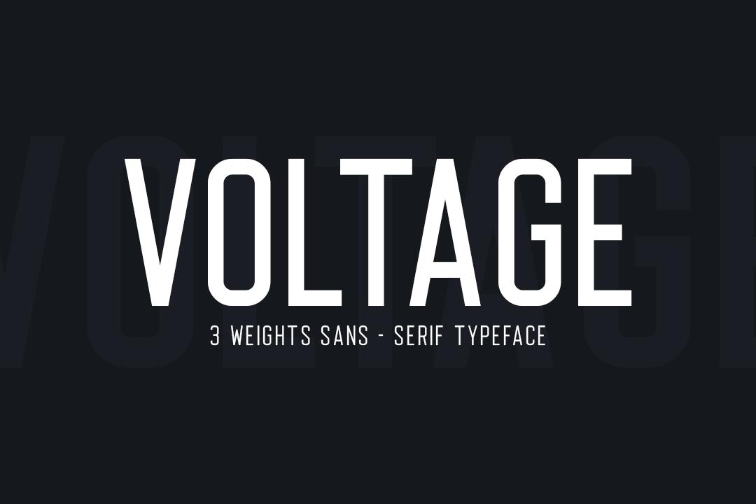 Voltage Font