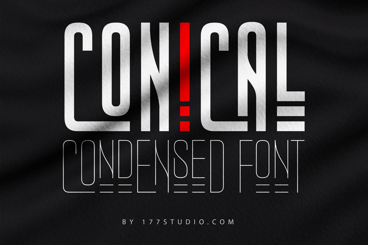 Conical Font
