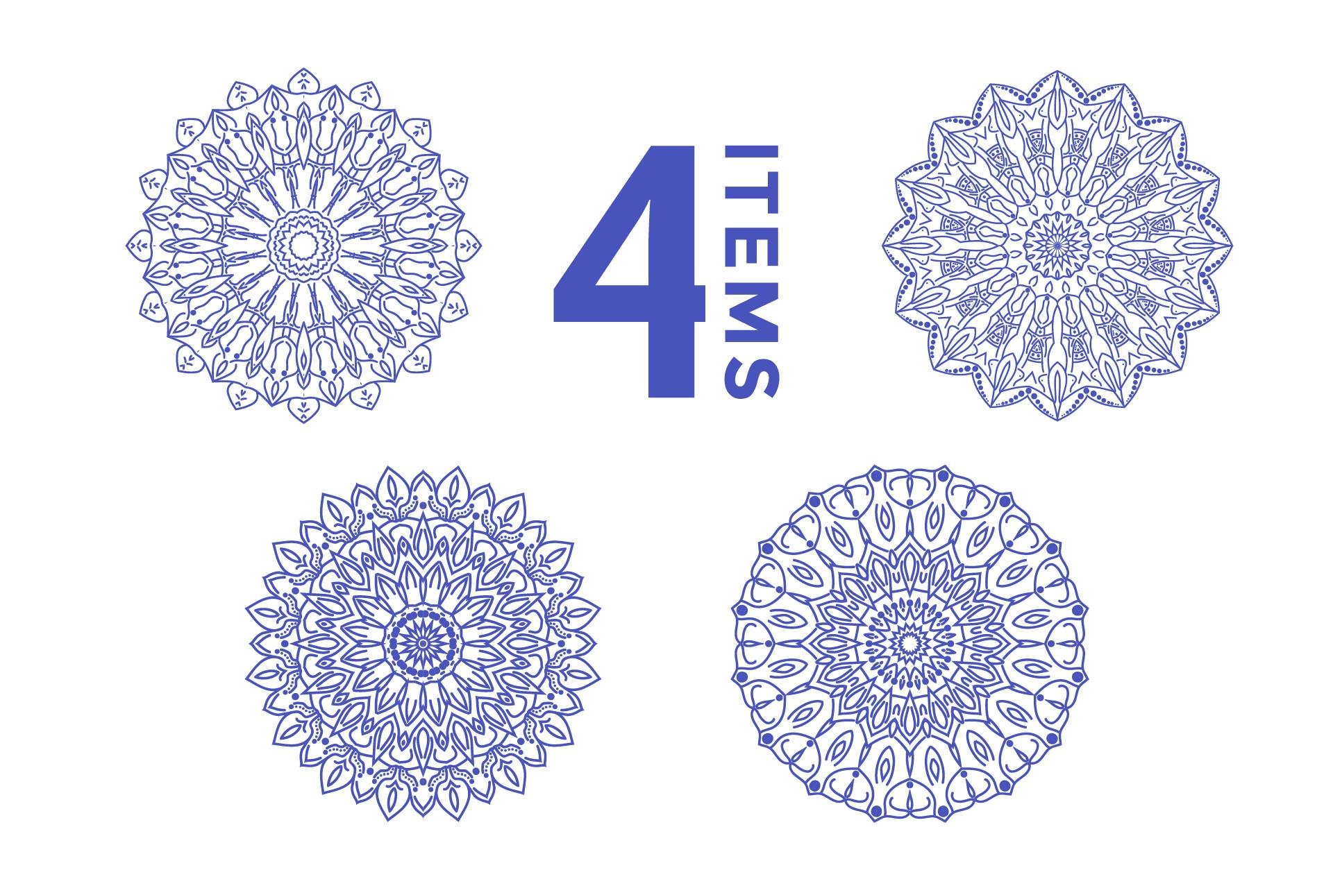 Mandala Decoration Element Bundle