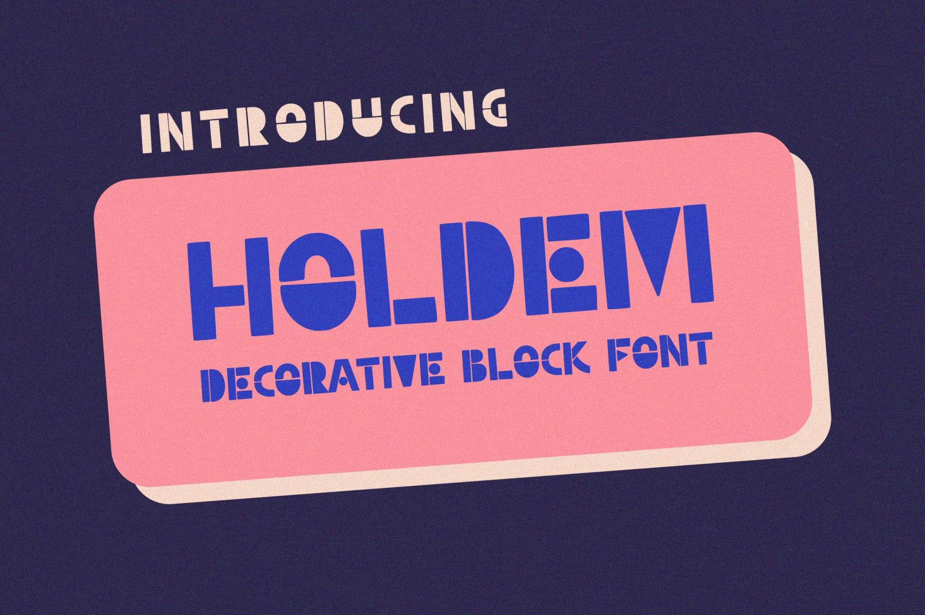 Holdem Font