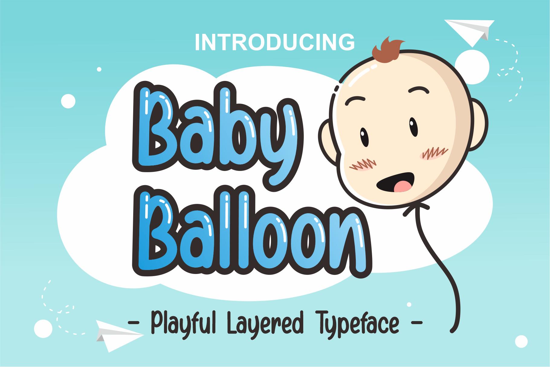 Baby Balloon Font