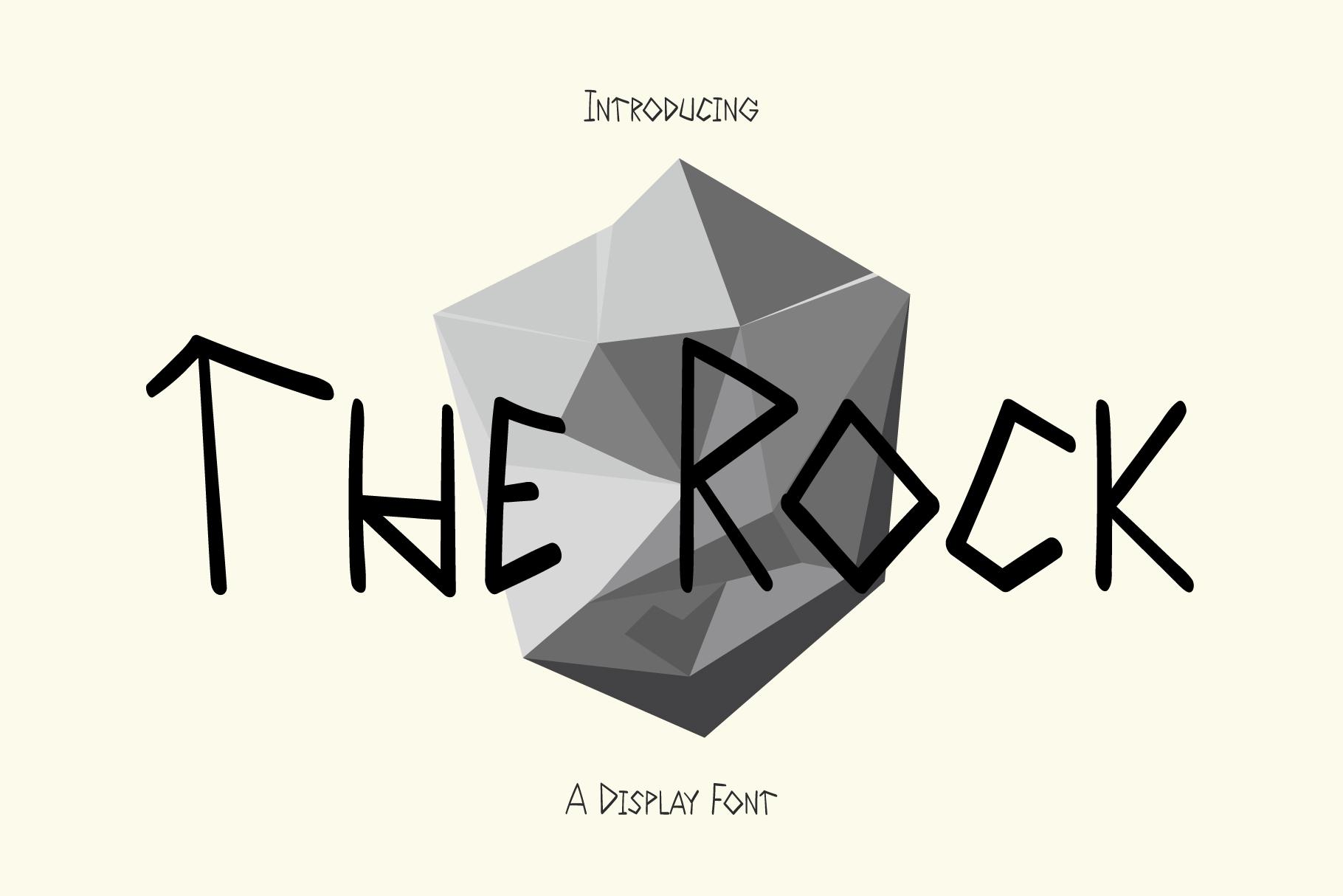 The Rock Font