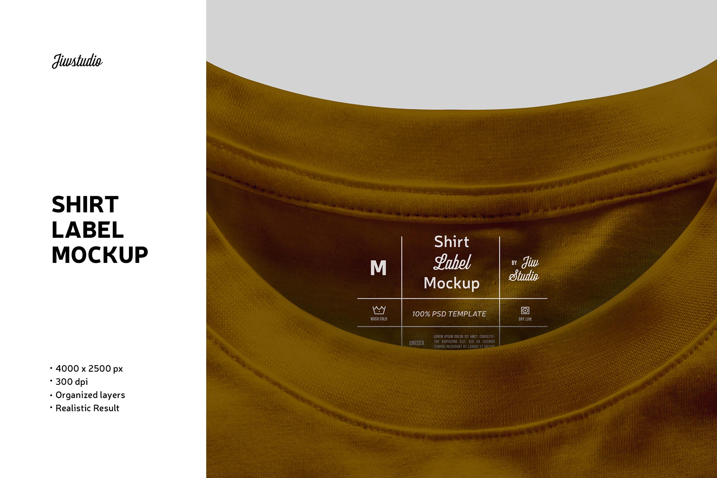 Shirt Label Mockup