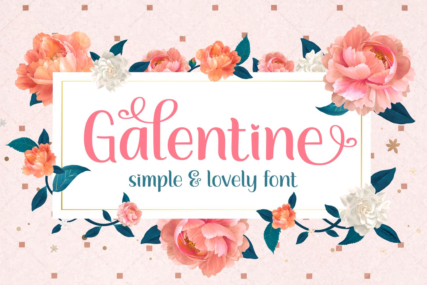 Galentine Font