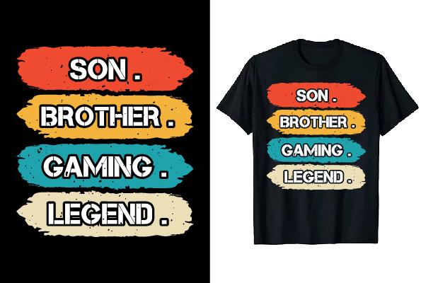 Retro Vintage Game T-Shirt Design