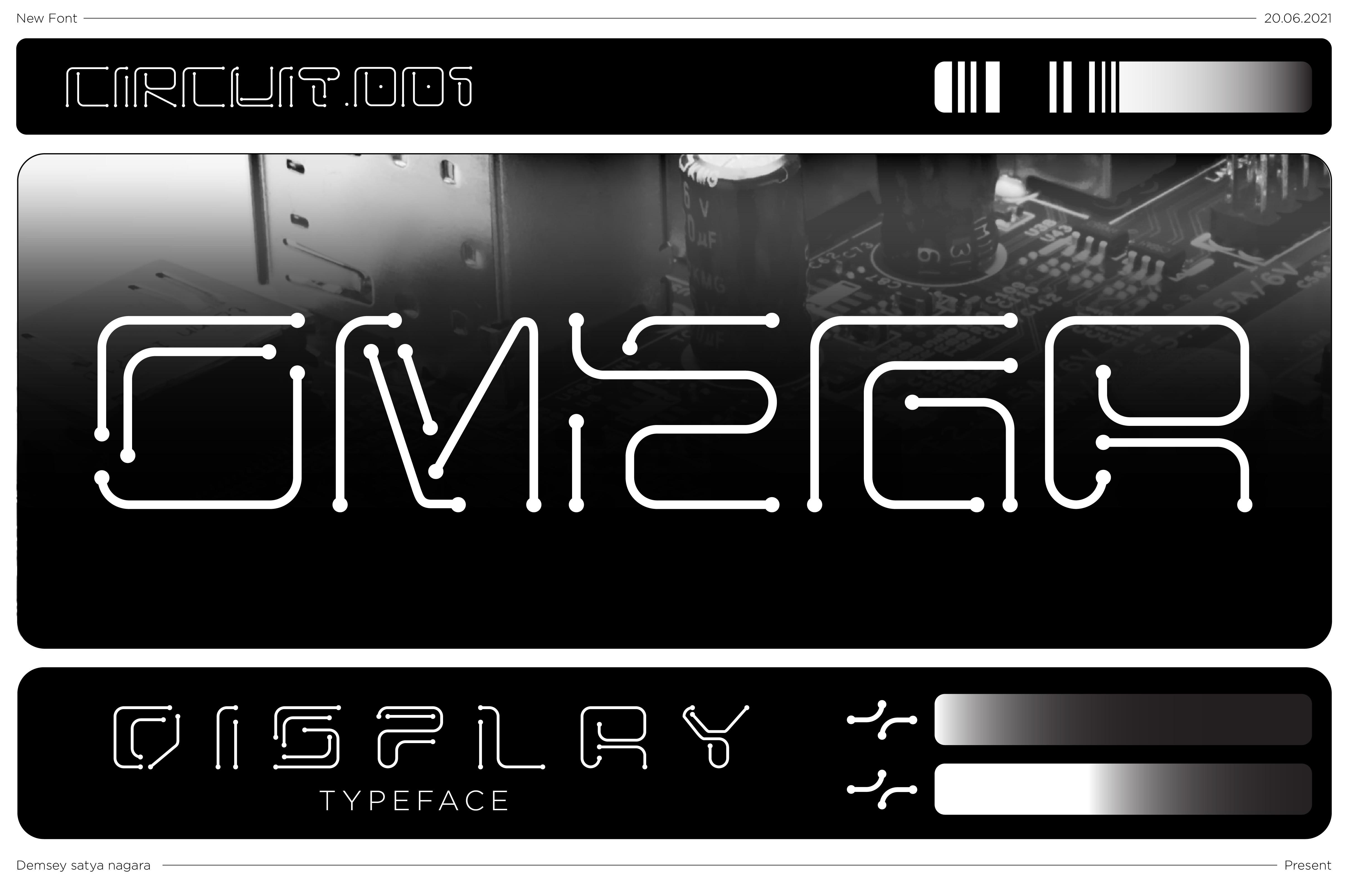 Omega Font
