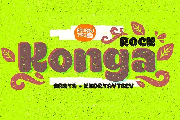 Konga Rock Font
