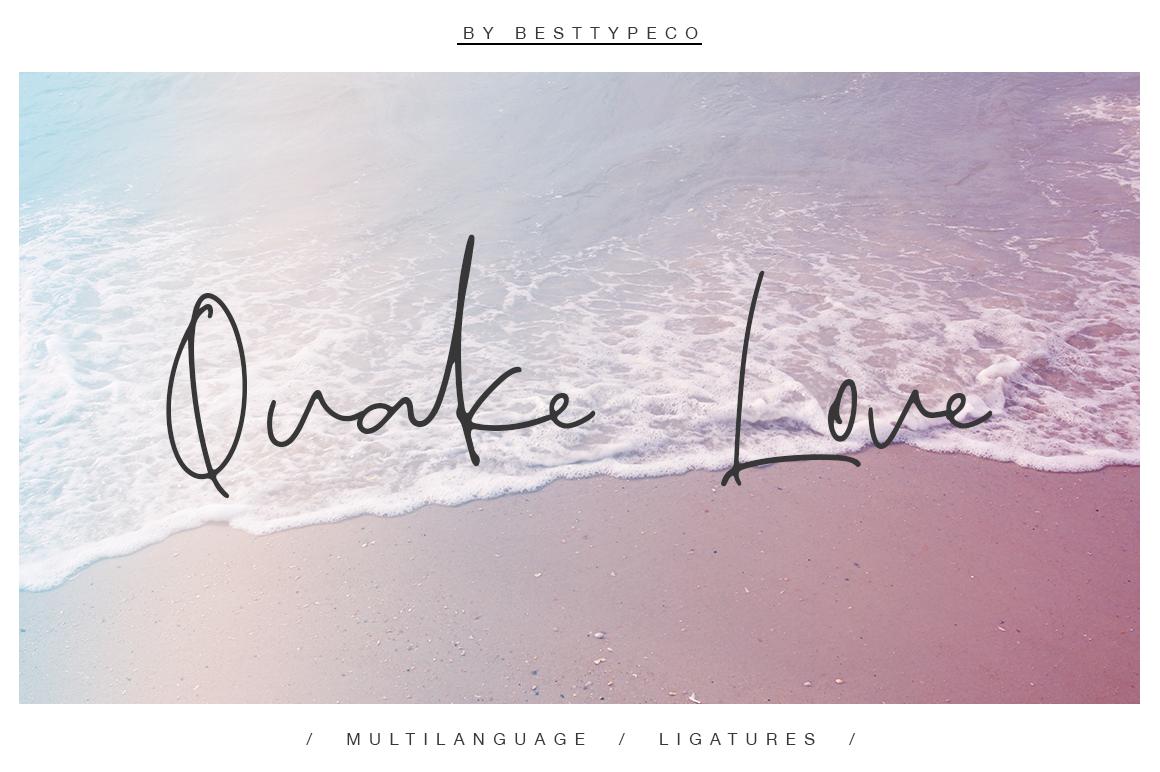 Quake Love Font