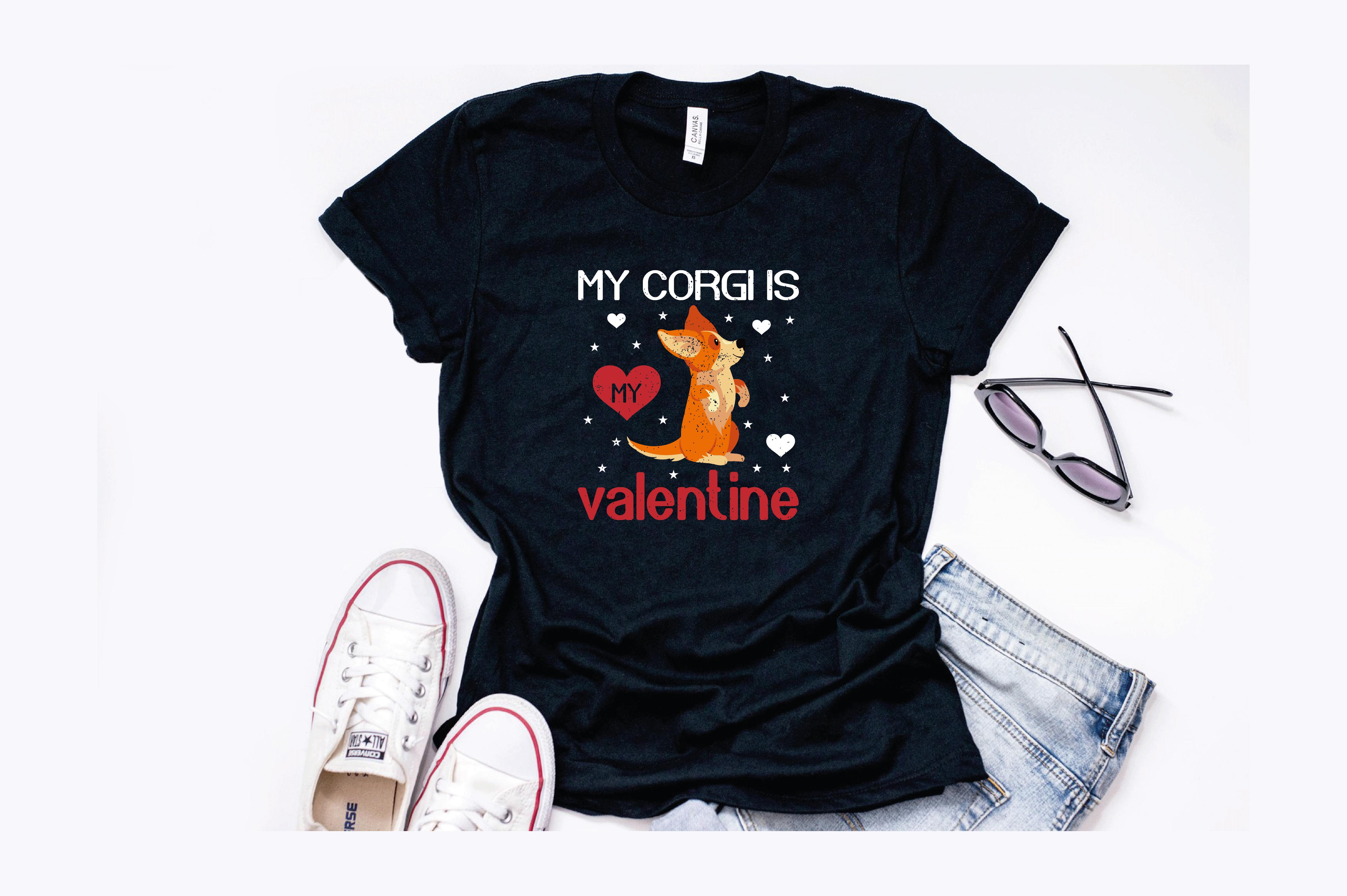 My Corgi is My Valentine T-Shirt