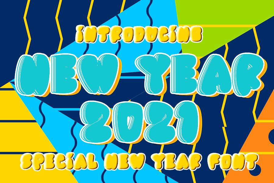 New Year 2021 Font