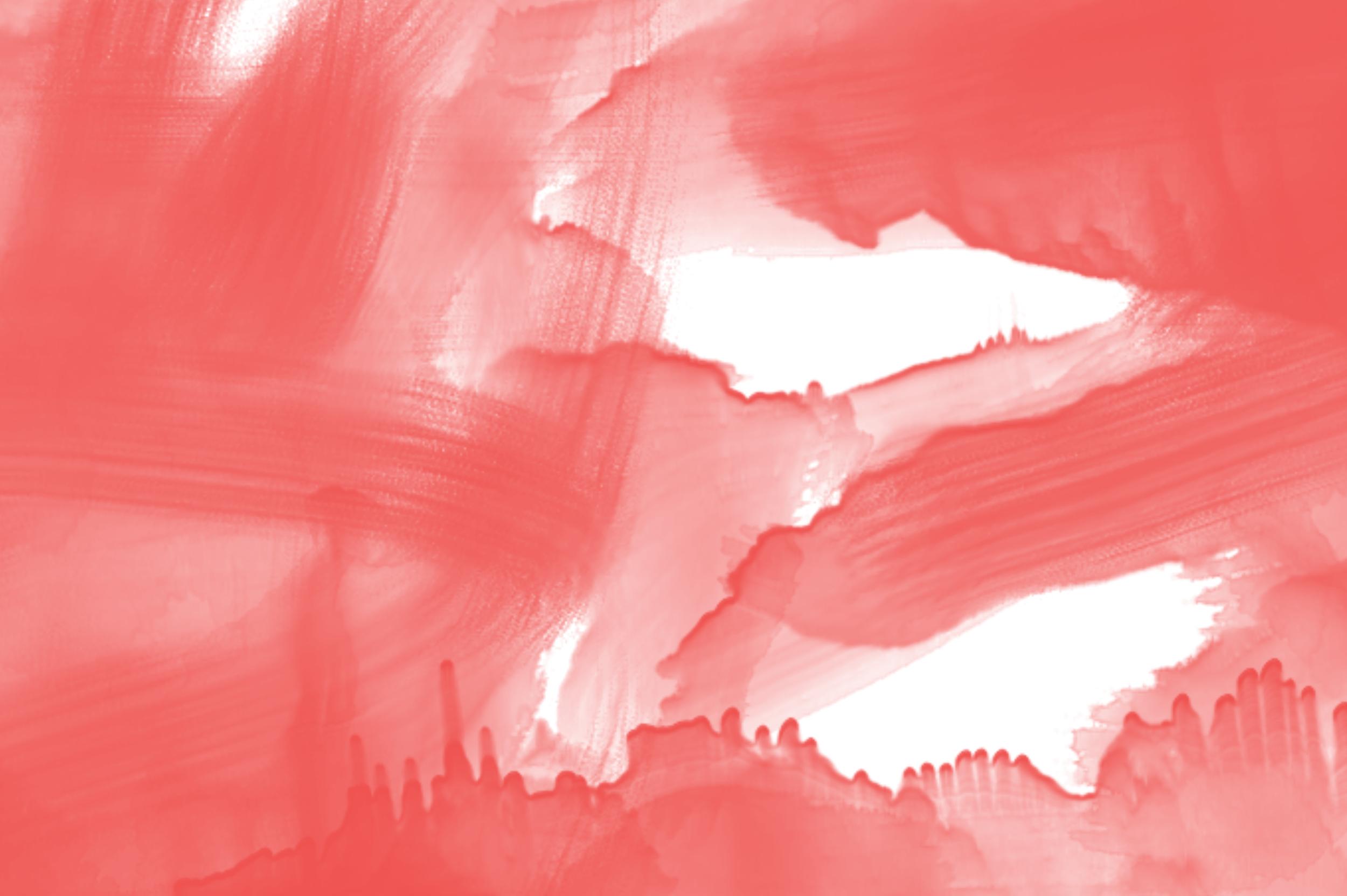 Watercolor Stains Wedding