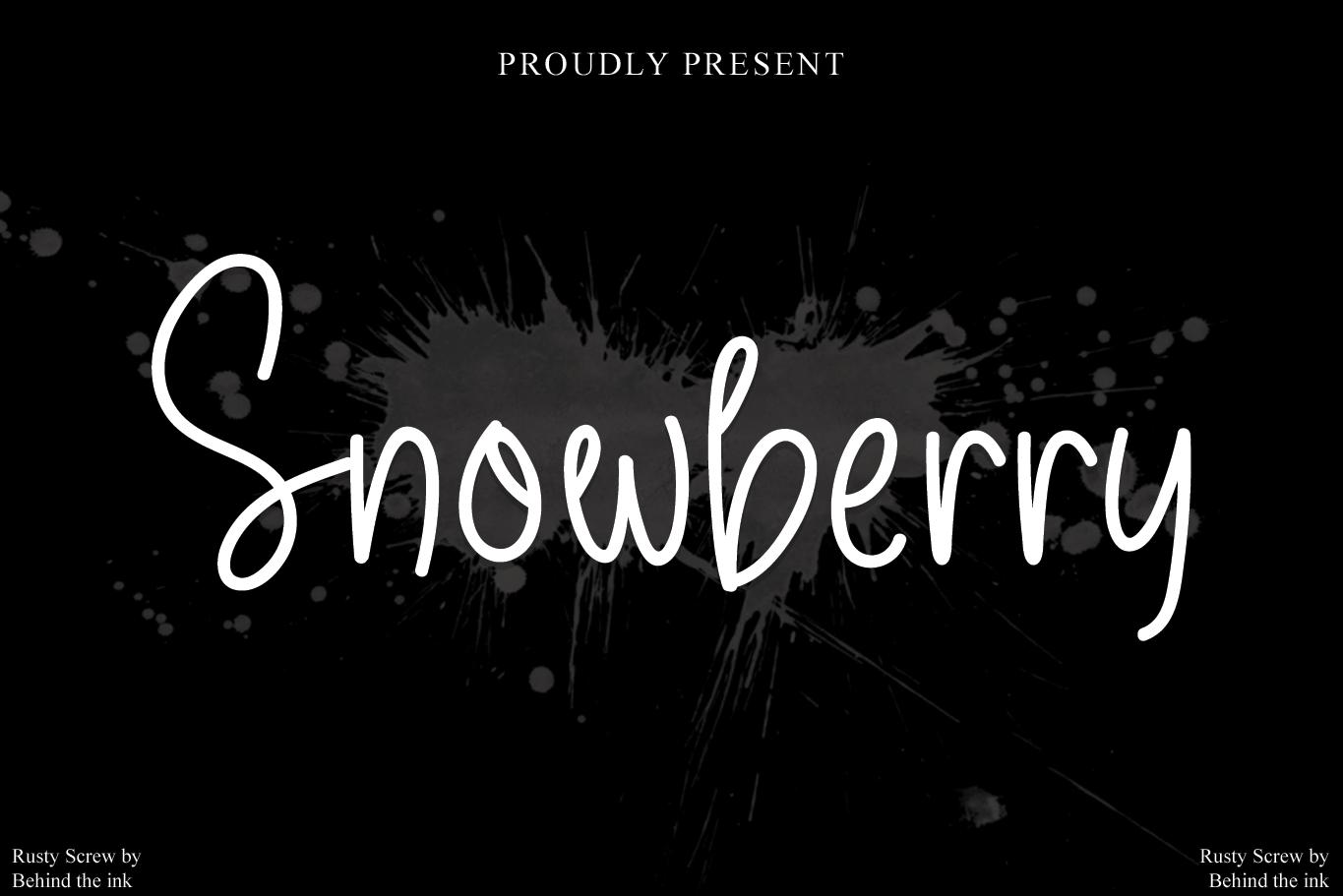 Snowberry Font