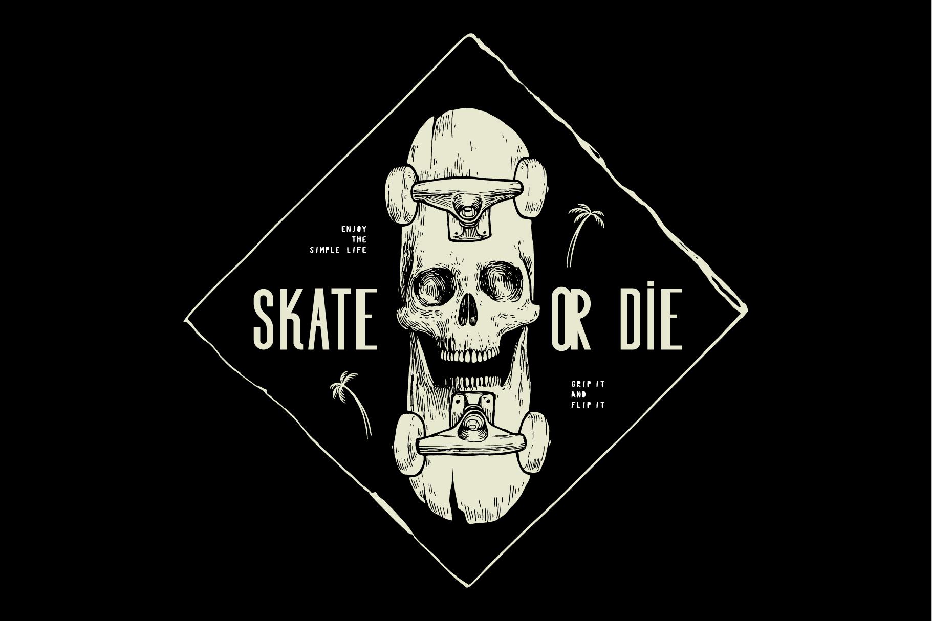 Skull Skateboard