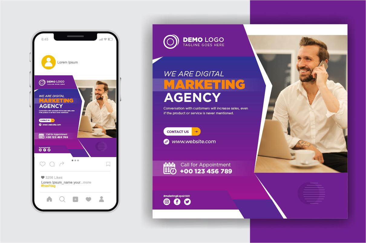 Digital Marketing Social Media Template