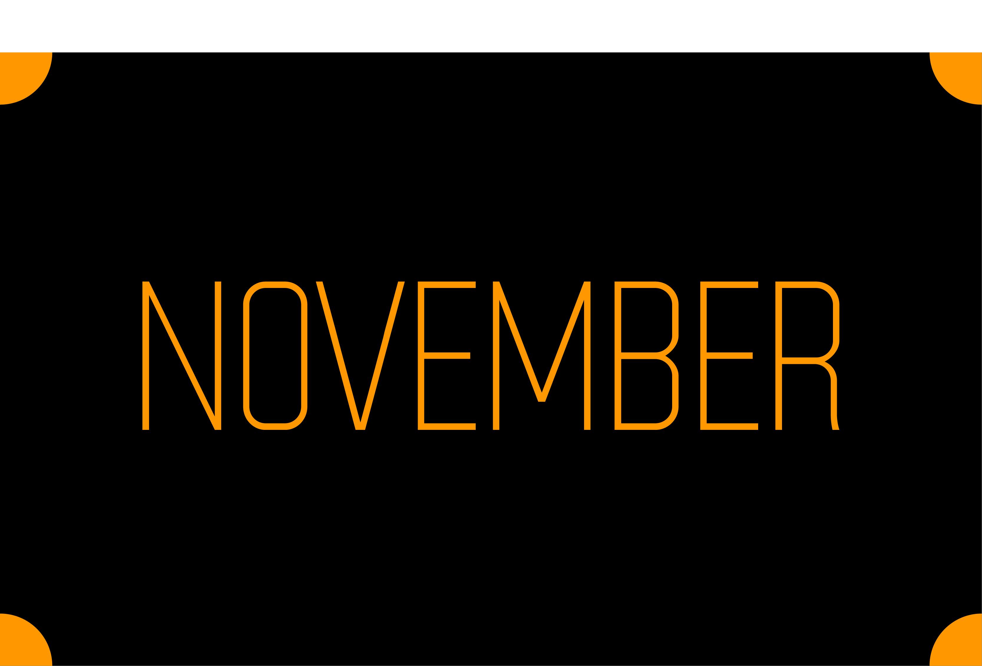 November Font