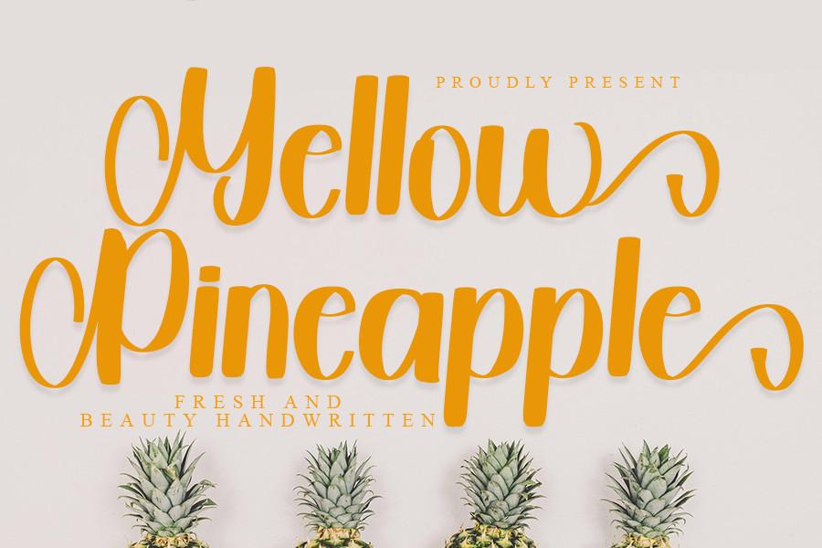 Yellow Pineapple Font