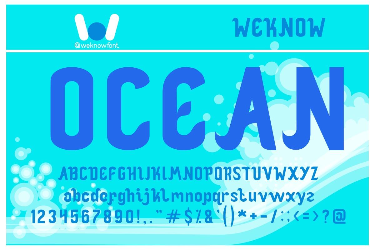 Ocean Font