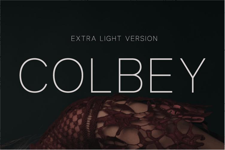 Colbey Extra Light Font