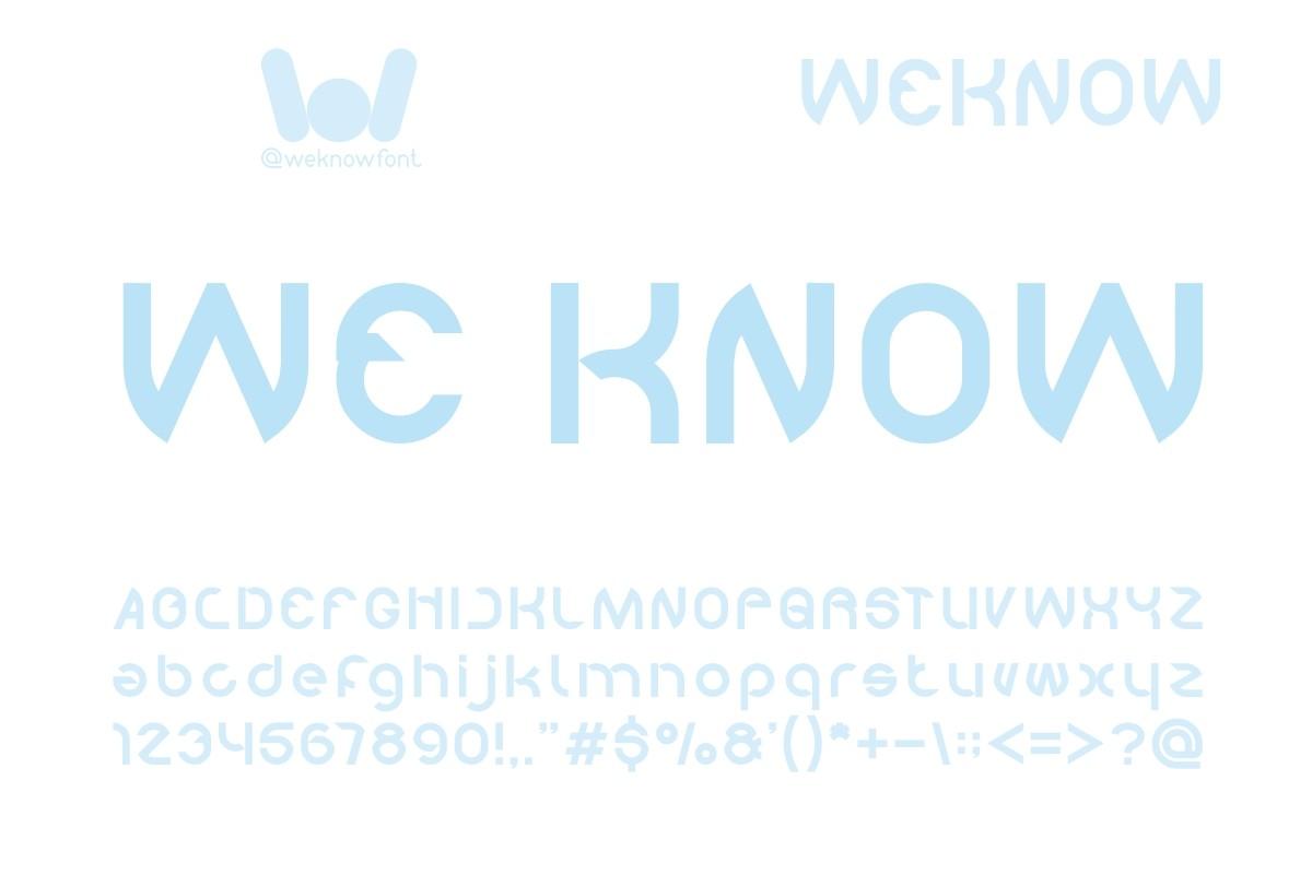 We Know Font