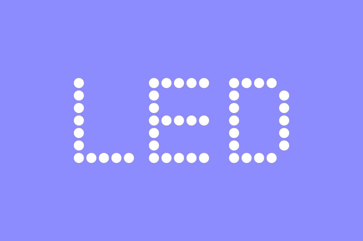 Led Family Font