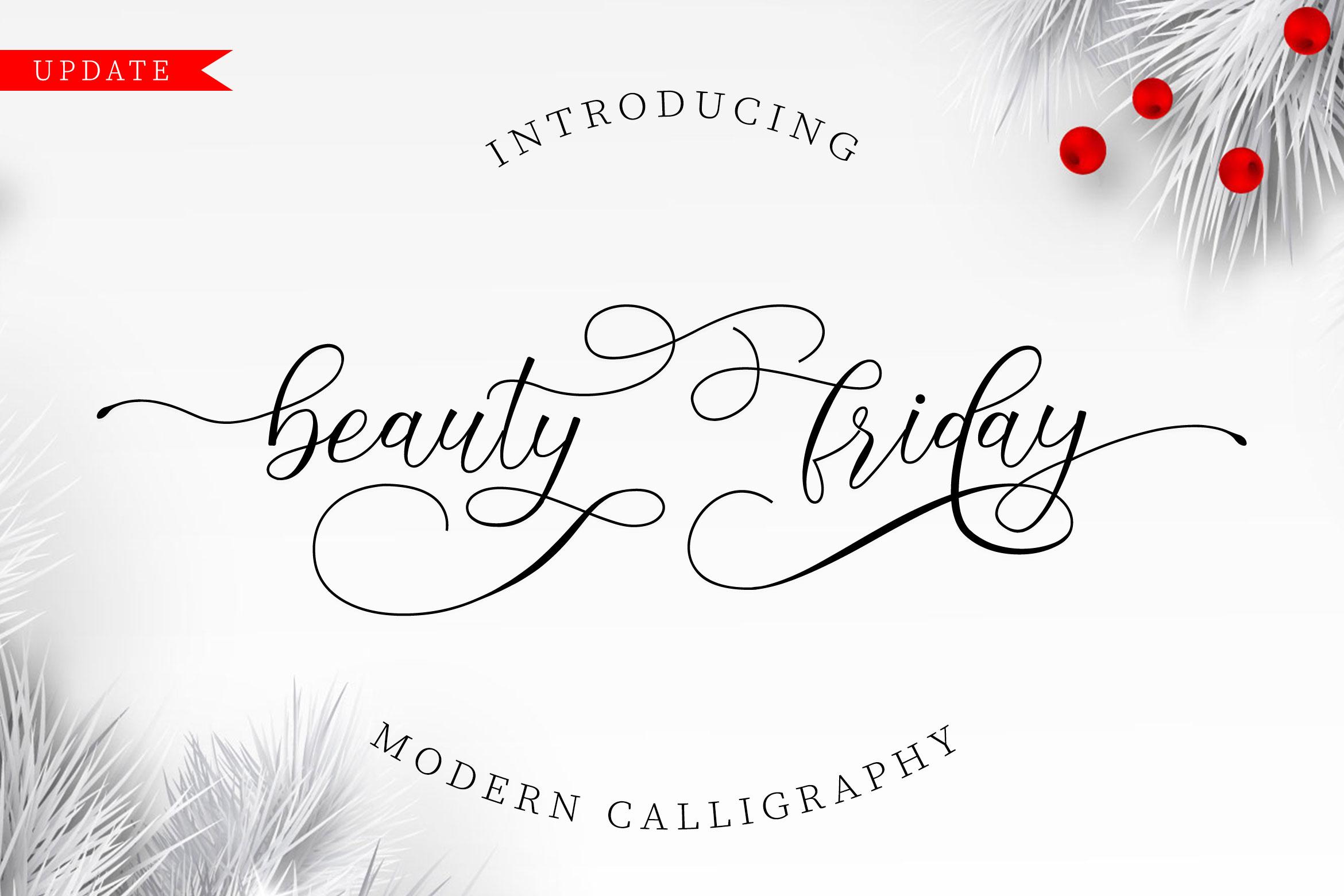 Beauty Friday Font