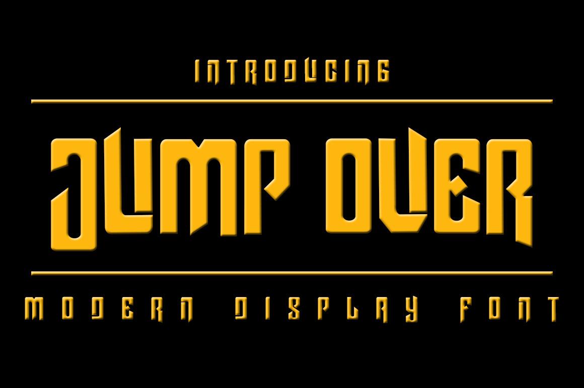 Jump over Font