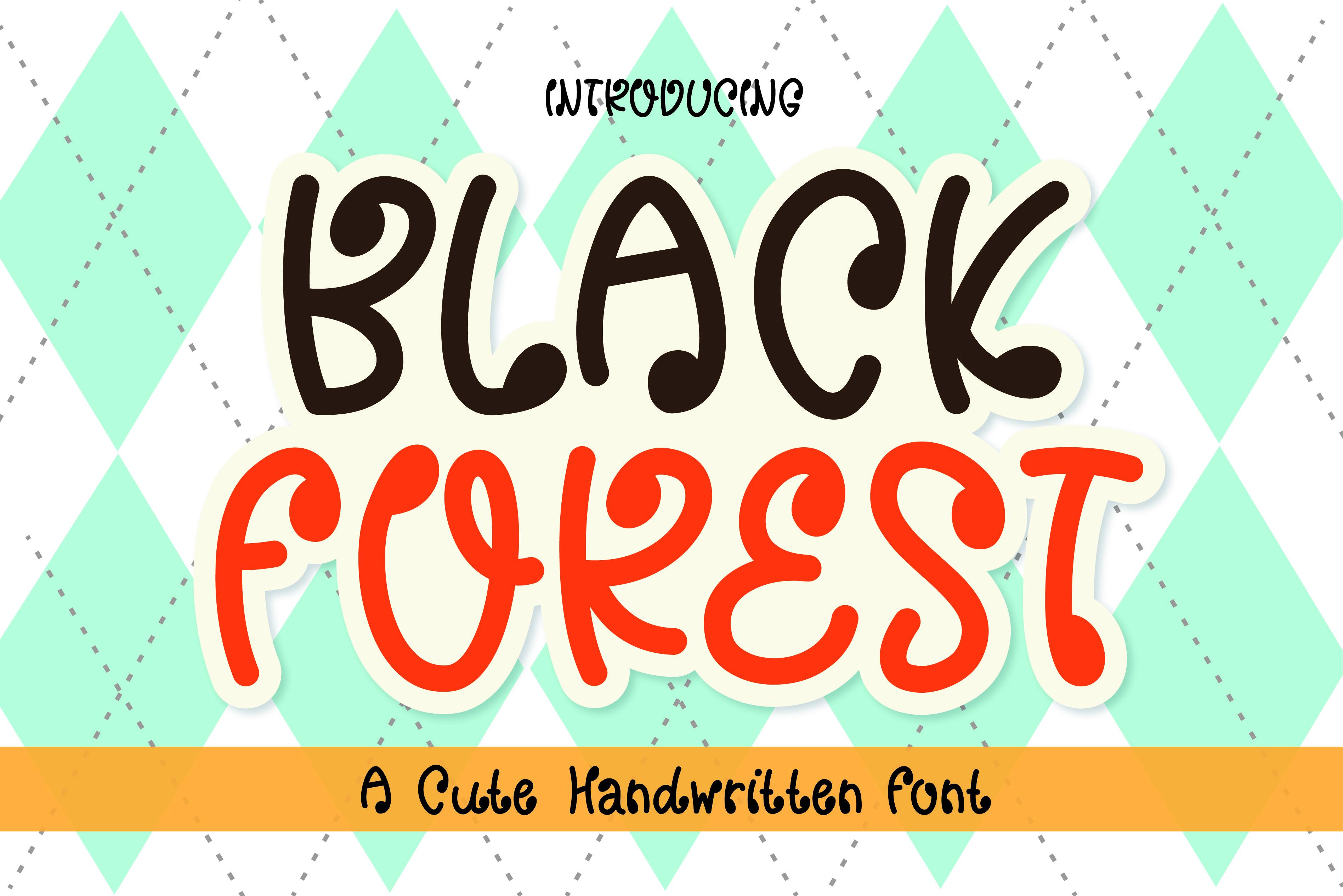 Black Forest Font