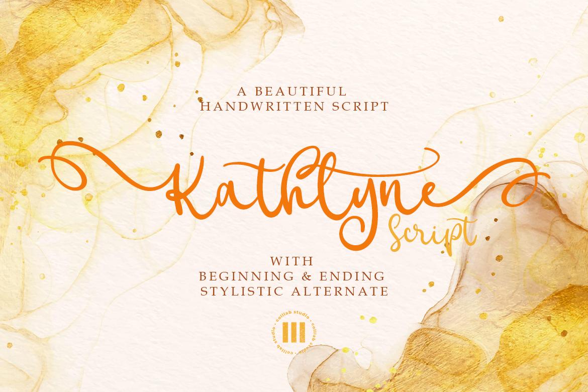Kathlyn Script Font