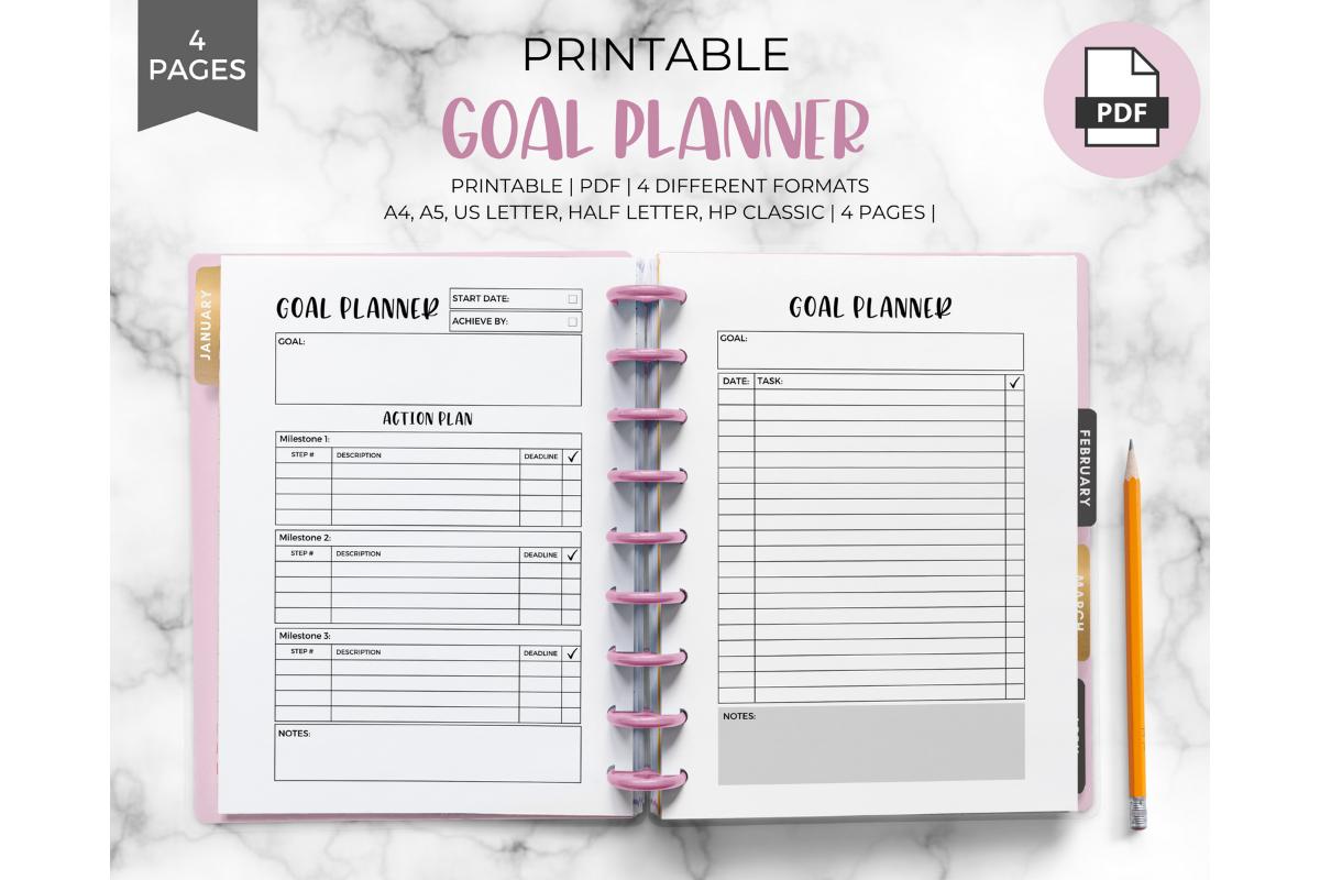 Goal Planner Printable