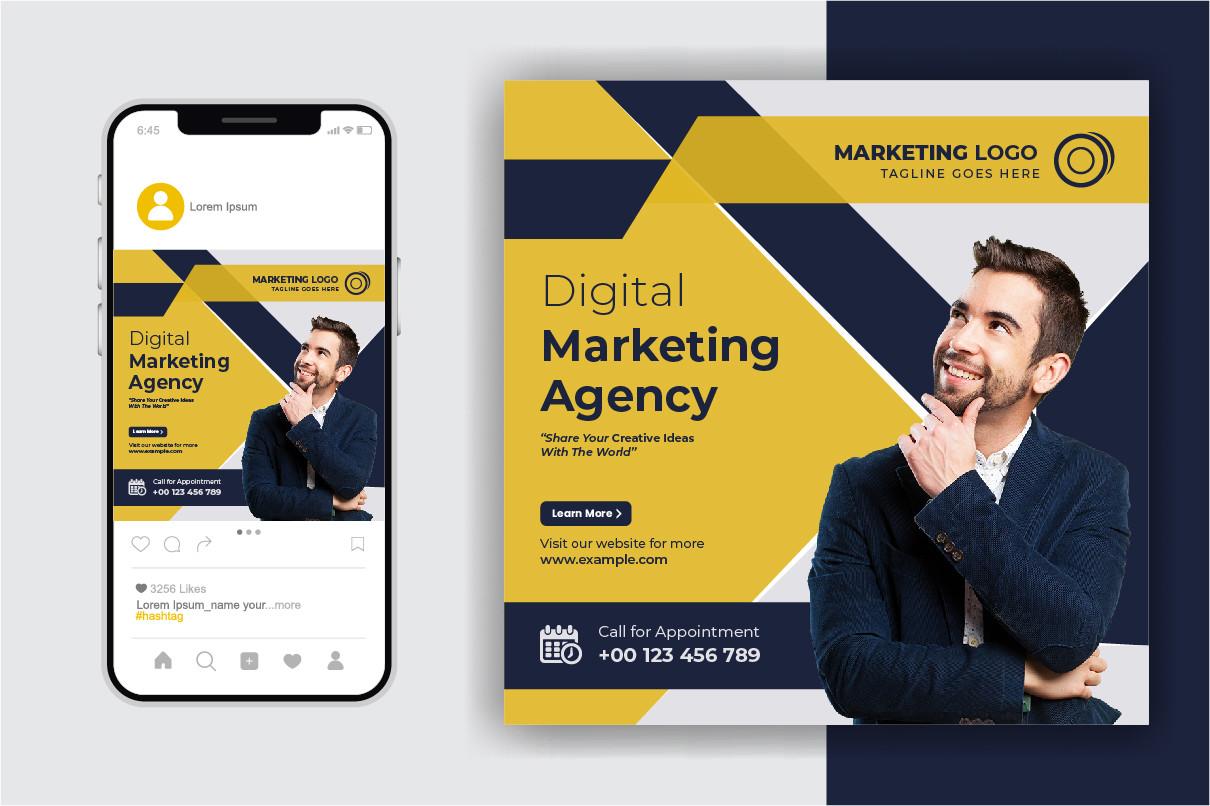 Digital Marketing Social Media Template