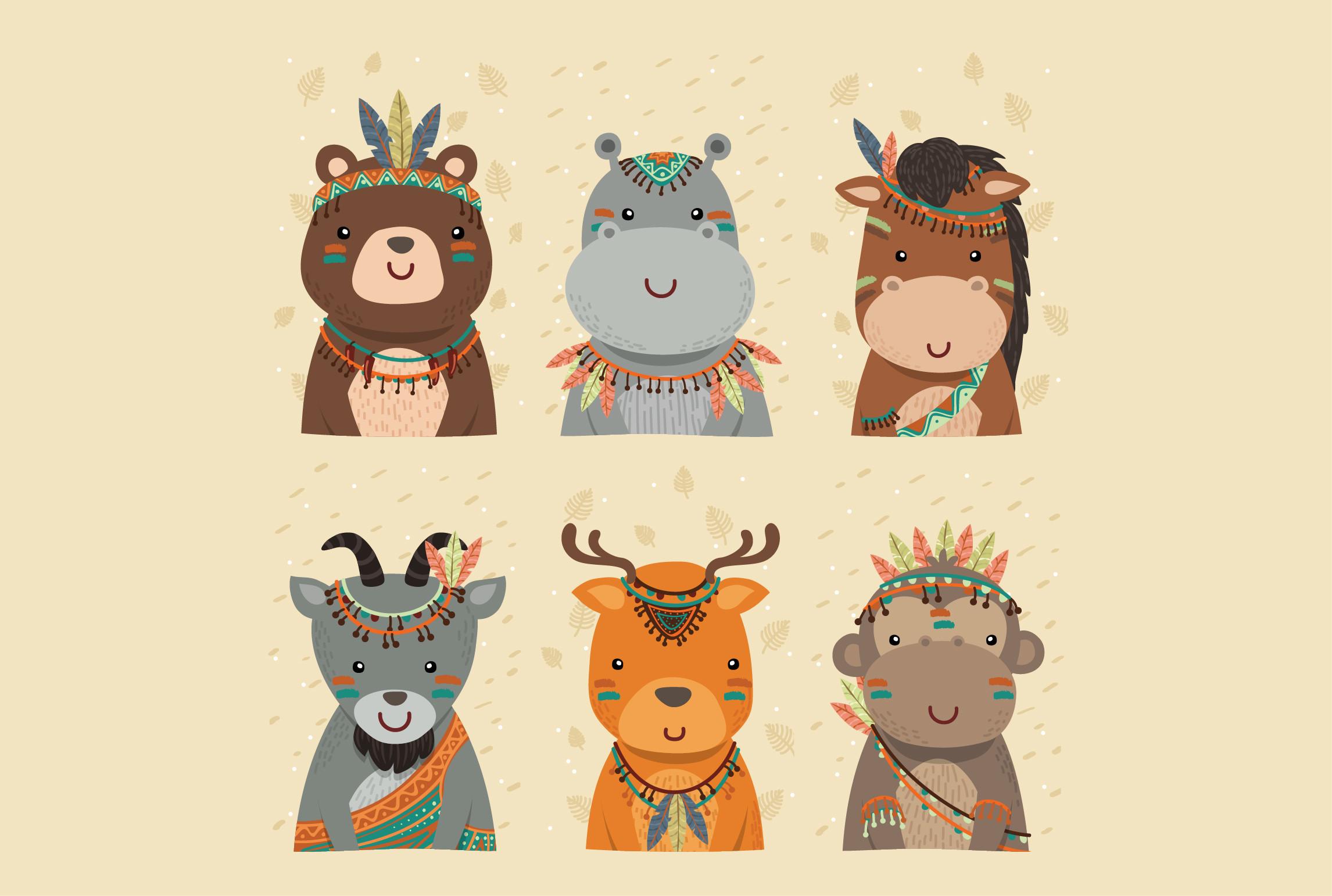 Vintage Animal Character Design