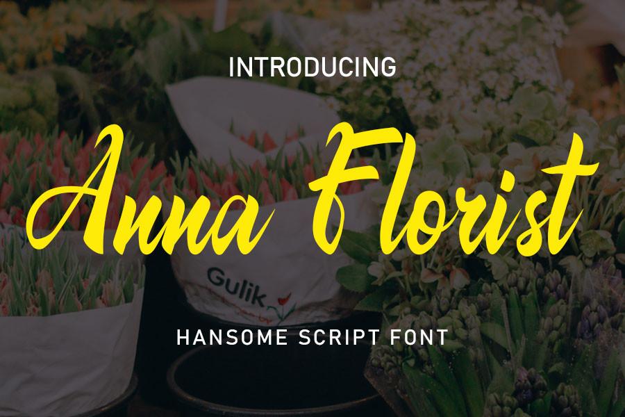 Anna Florist Font