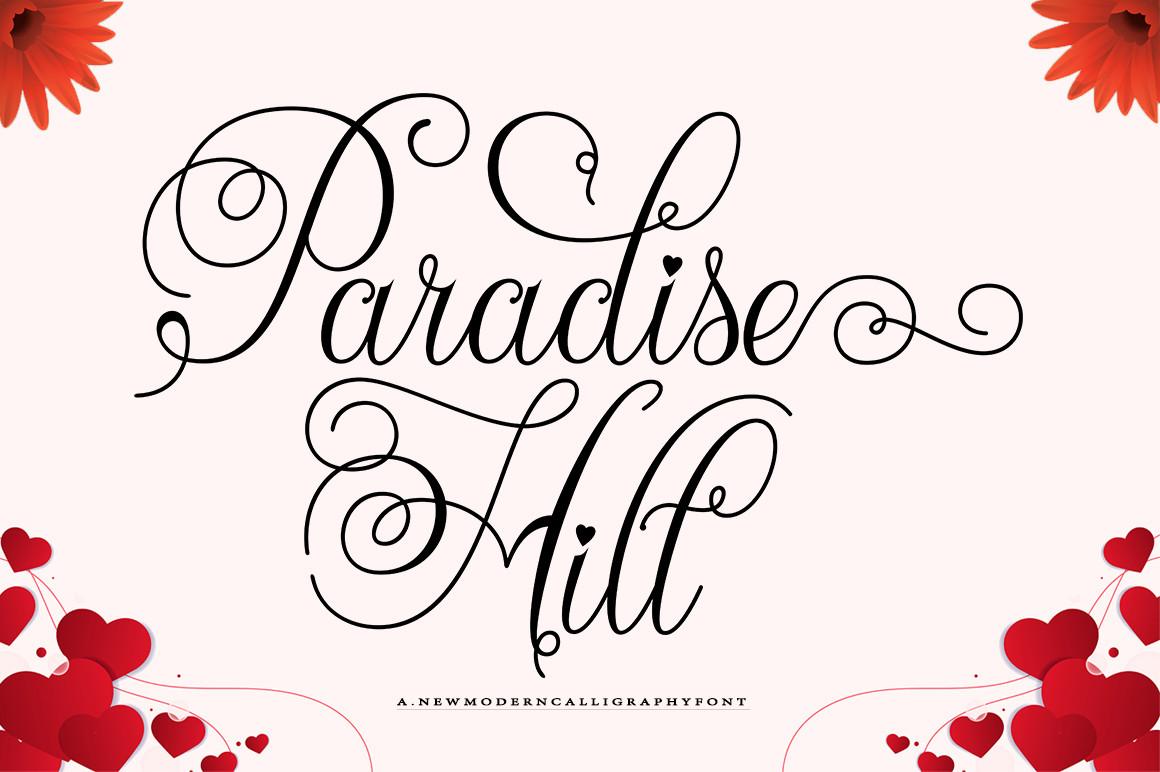 Paradise Hill Font