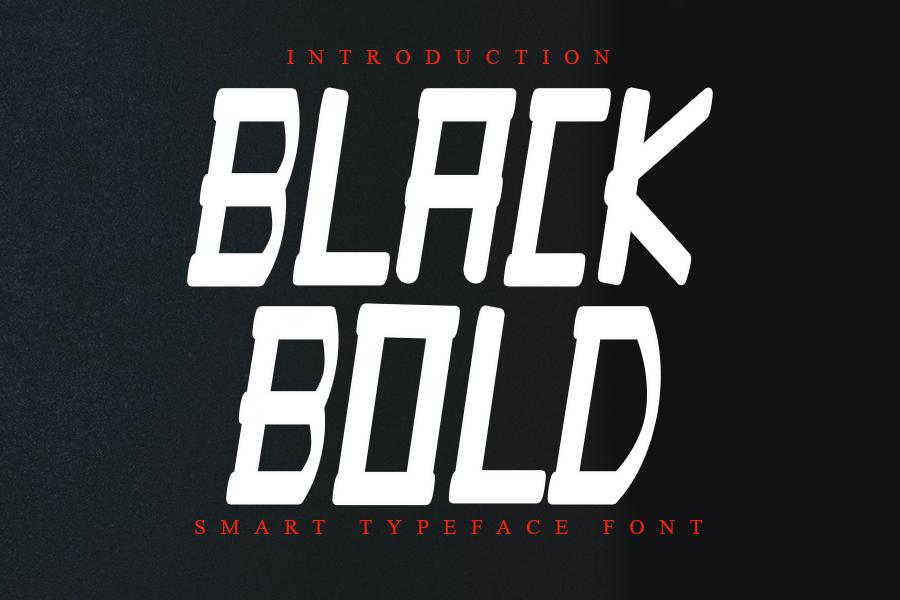 Black Bold Font