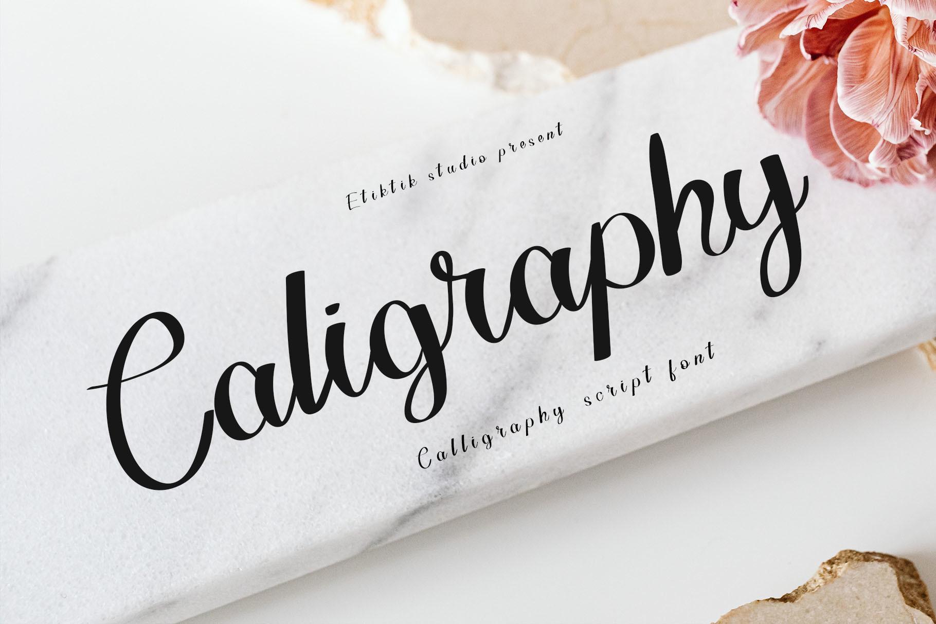 Caligraphy Font
