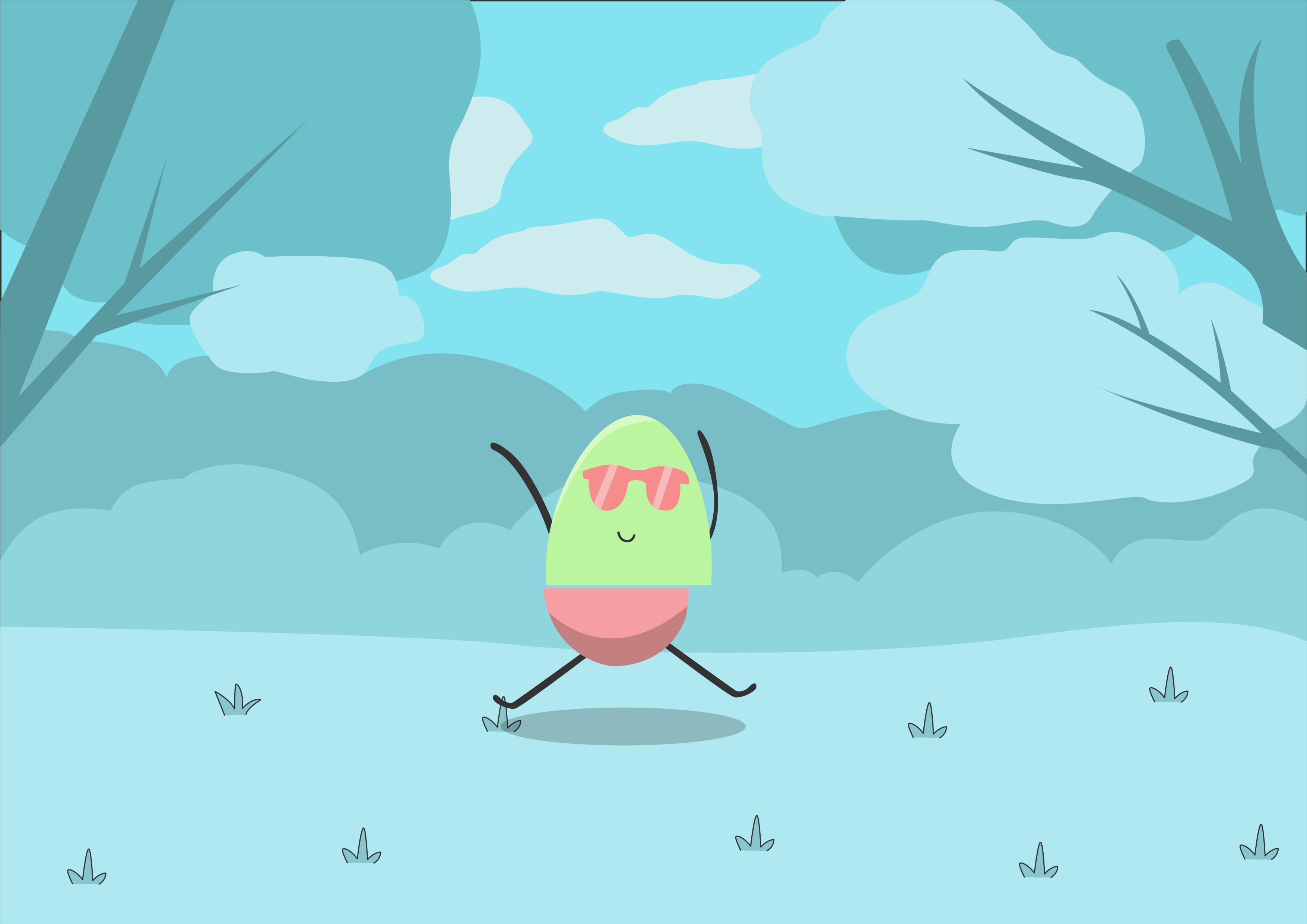 Cute Peanut Dumb Illustration #500