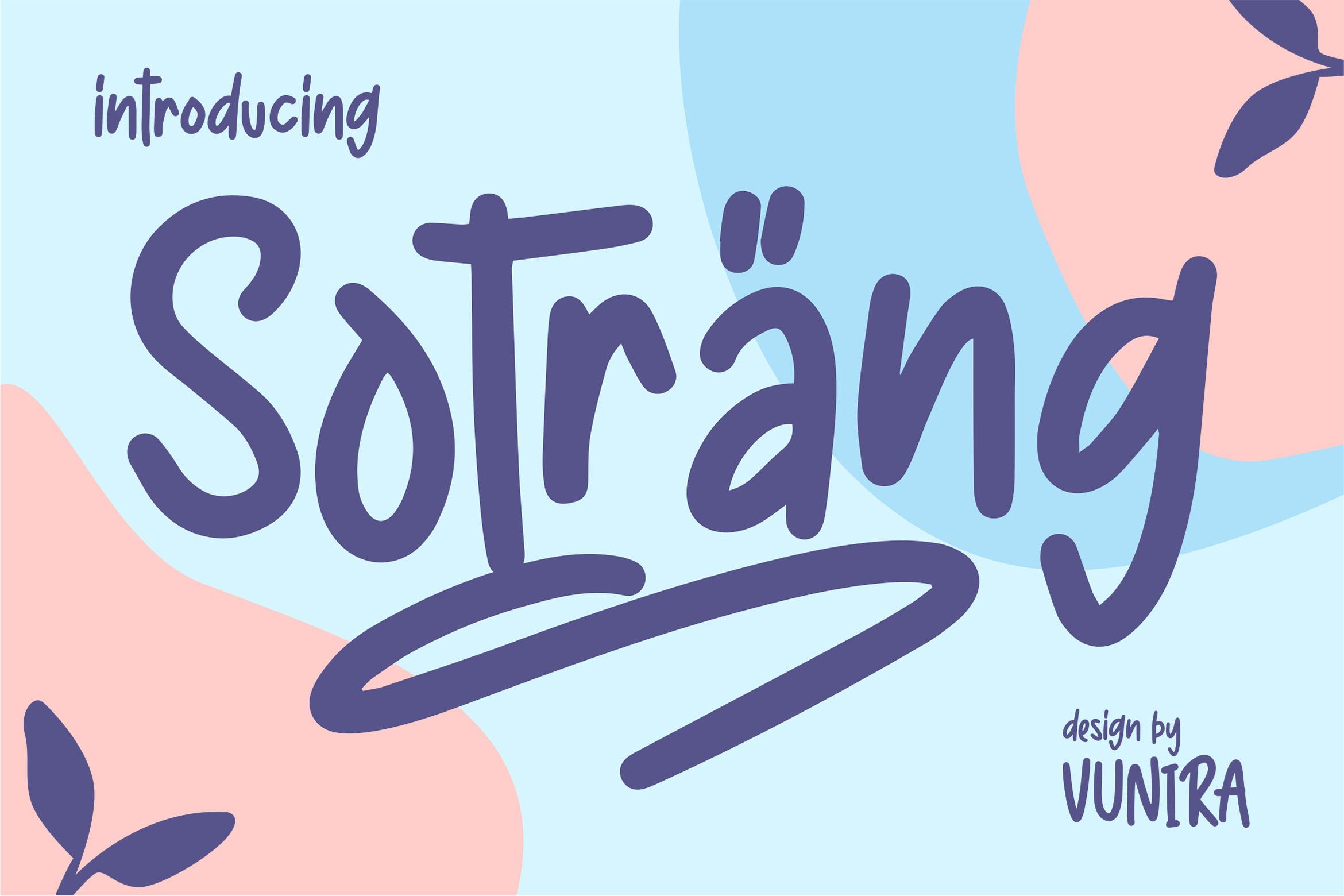Sotrang Font
