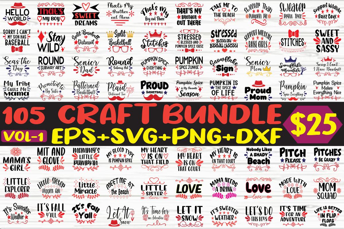 CRAFT BUNDLE 105 DESIGN. Vol.1