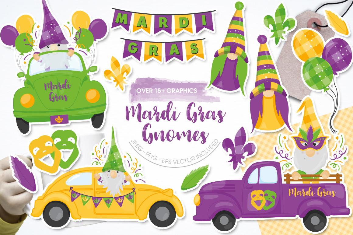 Mardi Gras Gnomes