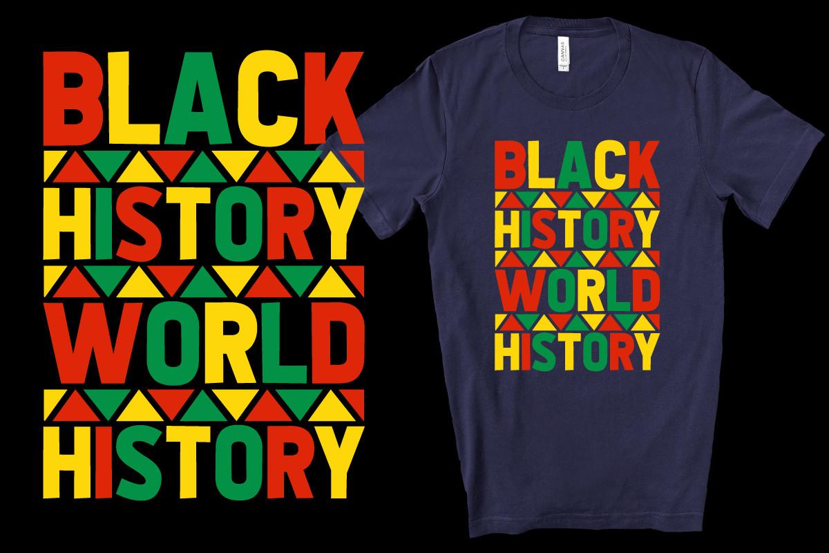 Black History T-Shirt Design